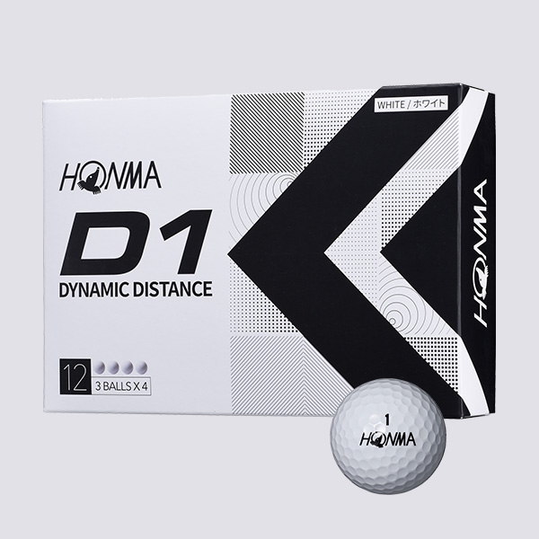 ボール,HONMA D1ボール (2022年モデル・ダース単位) 【BT2201】 | HONMA直営オンラインショップ