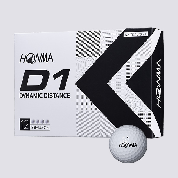 ボール,[訳あり品] HONMA D1ボール (2022年モデル・ダース単位