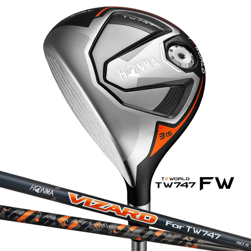 HONMAGOLF/TW747/VIZARD For TW747/フレックスS/ロフト角18/5番