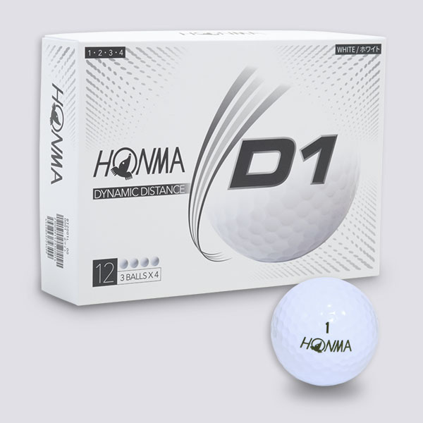 ボール,HONMA D1ボール（2020年モデル・ダース単位） | HONMA直営オンラインショップ