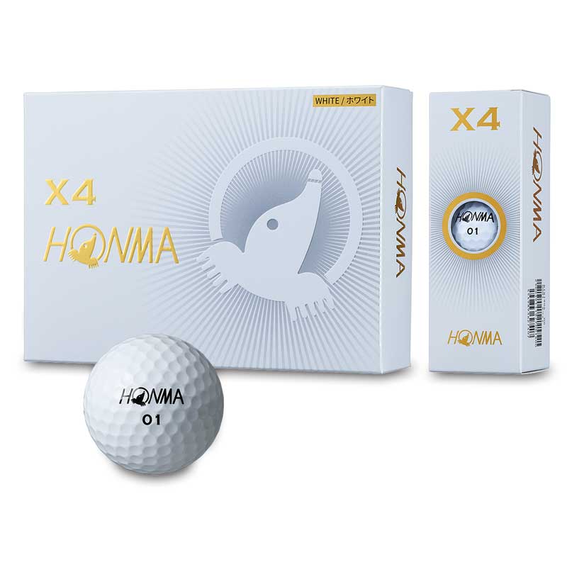 ボール,HONMA X4ボール (スリーブ単位) 【BTQ1906】 | HONMA直営 