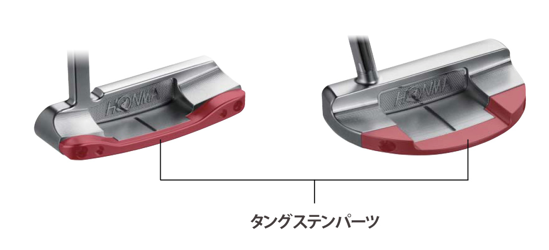 ホンマゴルフパター べレスPP-201 光沢ニッケル黒染め仕上げ 新品 - ゴルフ