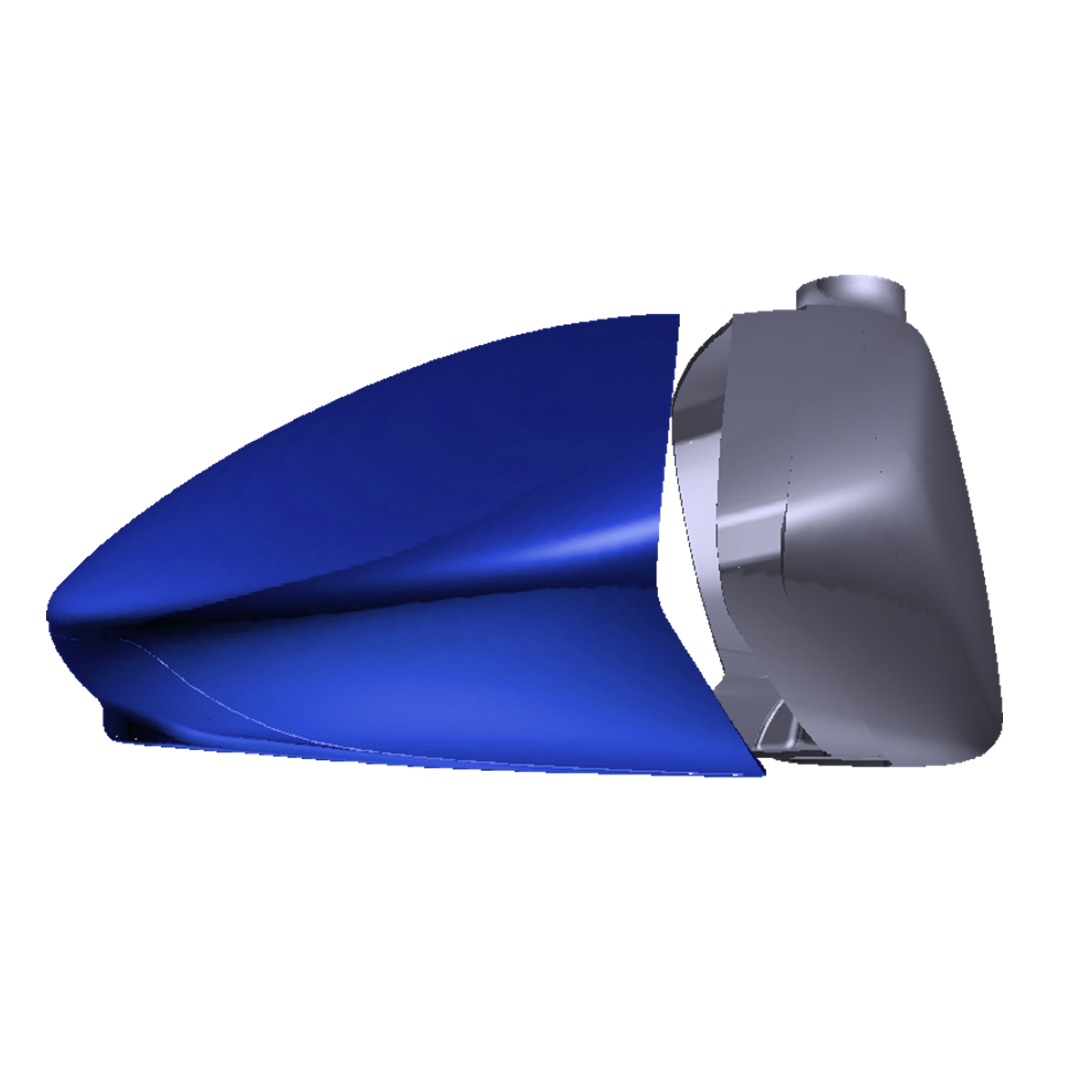 リアカーボンボディ(軽量化)